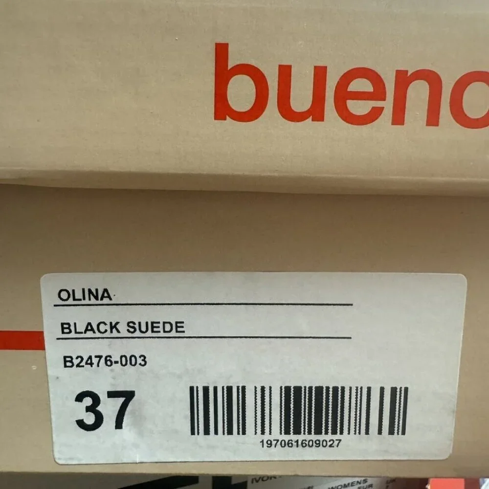 Bueno Womens Olina Boot Black Size EU37 M US7